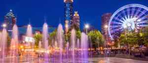 Centennial Olympic Park in Atlanta, Georgia