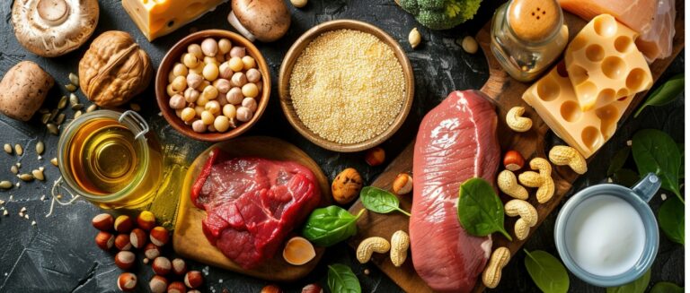 Different foods ranging from nuts, to cheeses, to meats that boost your metabolism.