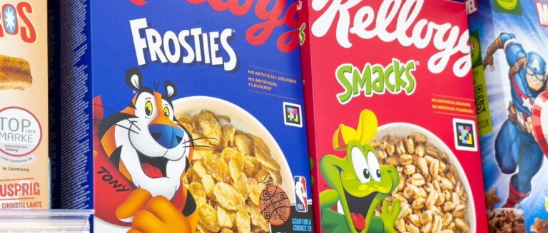 Kellogg's frosties and smacks cereal boxes